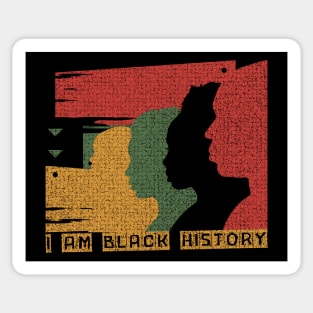 I Am Black History Sticker